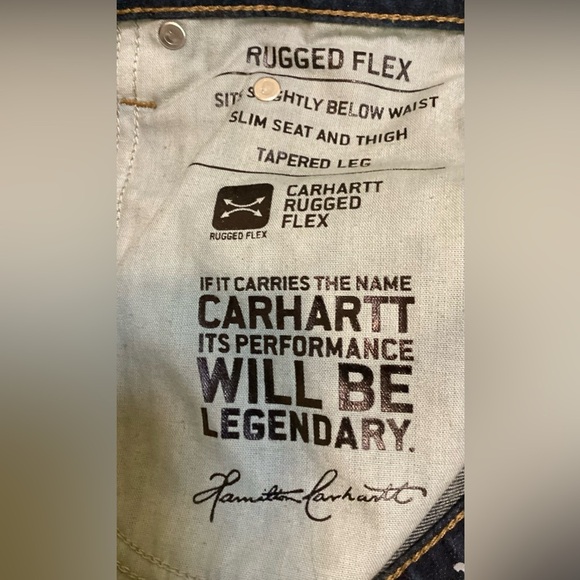 Carhartt Straight Leg rugged flex Jeans, 32/34 Excellent Condition, 85 %  Cotton - Picture 15 of 16